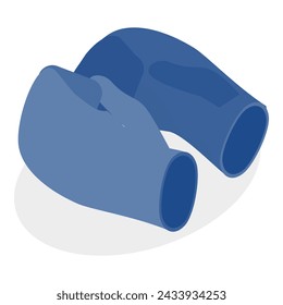 3D Isometric Flat Vector Set of Boxing Equipment Items, Professional Fighting Sport Accessories. Item 5