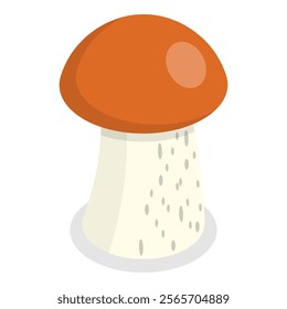 3D Isometric Flat Vector Set of Mushrooms, Fungus Plants. Item 2