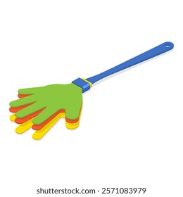 3D Isometric Flat Vector Set of Equipment For Sport Team Fans, Football Supporters Items. Item 10