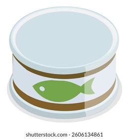 3D Isometric Flat Vector Set of Fish Production , Fishing Industry. Item 1