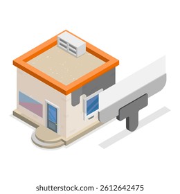 3D Isometric Flat Vector Set of Home Repairs, House Renovation. Item 1