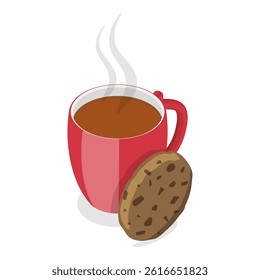 3D Isometric Flat Vector Set of Tea Types, Beverages With Herbal Ingredients. Item 8