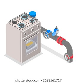3D Isometric Flat Vetor Conjunto de reparos em casa, renovação da casa. Rubrica 3