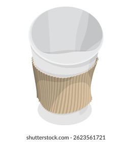 3D Isometric Flat Vector Set of Plastic Waste, Environmental Pollution. Item 3