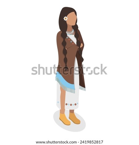 Similar – Image, Stock Photo Ethnic indigenous man smoking in peace