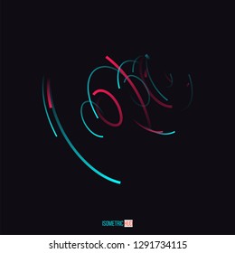 3d isometric HUD hologram. Futuristic object. Sci Fi UI, GUI. Hi tech element. Abstract technology swirl of colored circles and curves. Proof of concept.