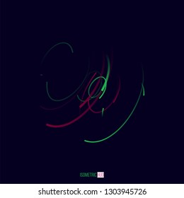 3d isometric HUD hologram. Futuristic object. Sci Fi UI, GUI. Hi tech element. Abstract technology swirl of colored circles and curves. Proof of concept.