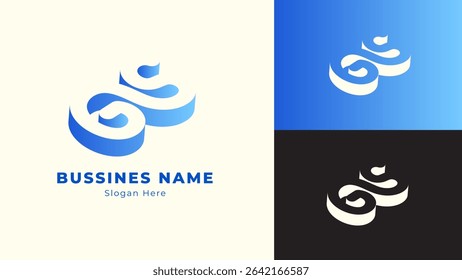 3d isometric initial letter GS logo design, logo made in isometric style and negative space and in infinity shape, logo for entertainment, app, market place, etc.
EPS 10 vector logo design.