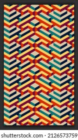 3d isometric pattern vector in soft or pastel colors, 3d cubes abstract background