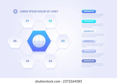 3D Isometric Perspective Infographic. Presentation slide template. Step options. Chart concept. Can be used for workflow layout, diagram, banner, web design. Vector illustration