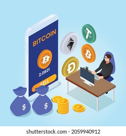 3d isometric vector illustration concept for banner, website, landing page, ads, flyer template