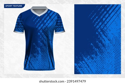 3D jersey mockup vector pattern with grunge texture for sublimation print