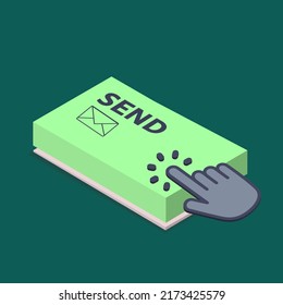 3D keyboard buttons send. Click key on laptop keyboard