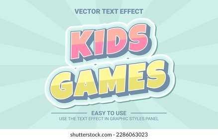 3.ᵉʳ juegos efecto de texto editable
