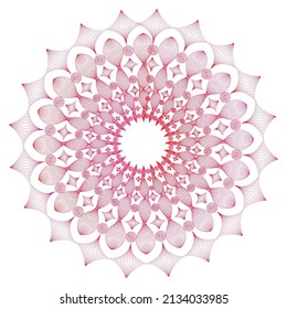 3D lace pattern, Mandala Design vector. Best Suited for ethnic wallpapers, sacred decorations, invitation cards, web designing element, voucher designing,  banners and posters
