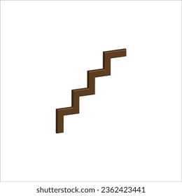 3d ladder icon vector illustration