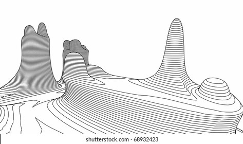 3d landscape