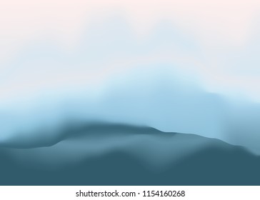 3D landscape Abstract Background. Gradient Vector Illustration.Computer Art Design Template. Landscape mountain. Vector abstract landscape vibrant gradient background. Eps10 vector illustration.
