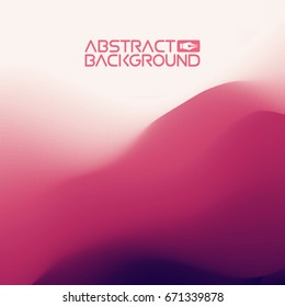 3D landscape Background. Purple Gradient Abstract Vector Illustration.Computer Art Design Template. Landscape with Mountain Peaks