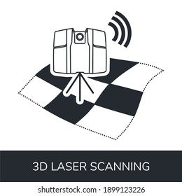 3D Laser Scanning, Trimble Scanner Icon Map Survey