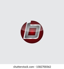 3D letter B logo design. Colorful 3D letter B logo vector template. Letter B concept with 3D style design vector.