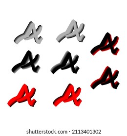 Logo de la letra B en 3D. Perfecto para camisetas y demás.