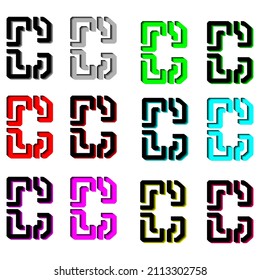 Letra 3D Cogo. Perfecto para camisetas y demás.