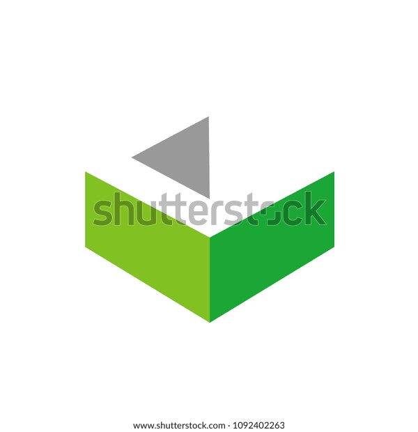 3d Letter C Vector Logo Initial Stock Vector (Royalty Free) 1092402263