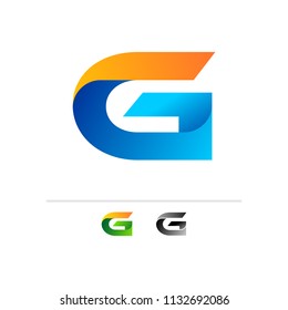 3D letter Glogo design template