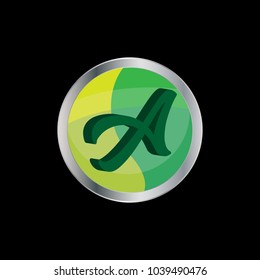 3D letter A logo 3D letter A logo