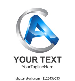 3D Letter A logo. Royal hotel, Premium boutique, Fashion logo, 