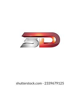 3D Letter Logo Vector Designs Template. black and dark orange color concept template. impossible geometry stars 3D technology startups, creative agencies.