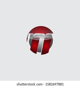 3D letter M logo design. Colorful 3D letter M logo vector template. Letter M concept with 3D style design vector.