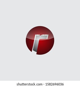 3D letter R logo design. Colorful 3D letter R logo vector template. Letter R concept with 3D style design vector.