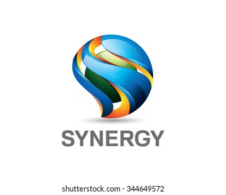 3D letter S logo design. Colorful  3D letter S logo vector template. Letter S concept with 3D style design vector.