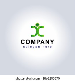 3D Letter X Logo Design vector template. Monogram Logotype concept icon. 3D X logo. 