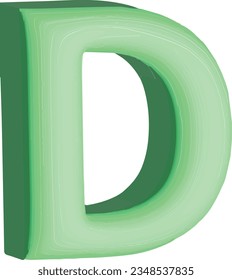 3d Letters Numbers Vector Alphabet Stock Image And White Background
