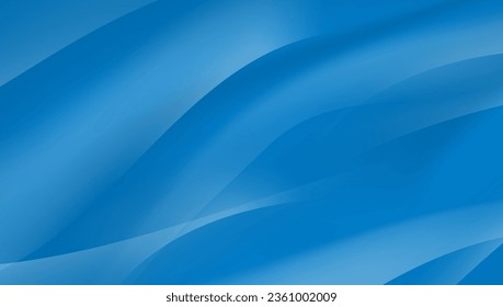 Patrón de la línea ondulada del resumen azul claro 3D. Vector EPS10