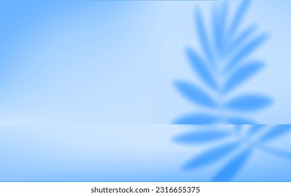 Los productos de fondo azul claro 3d muestran la escena del podio. representación 3d del vector de fondo con un podio. fondo 3d para mostrar los productos cosméticos. Muestra de escenario en el pedestal de azul claro.