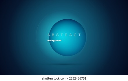 3d light blue object vecor background.