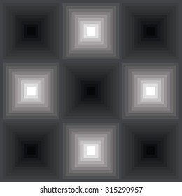 3D light and dark geometric seamless pattern. Vector EPS8.