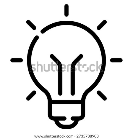 3D light design icon representing illumination and brightness.