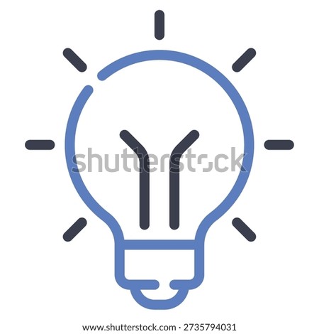 3D light design icon representing illumination and brightness.