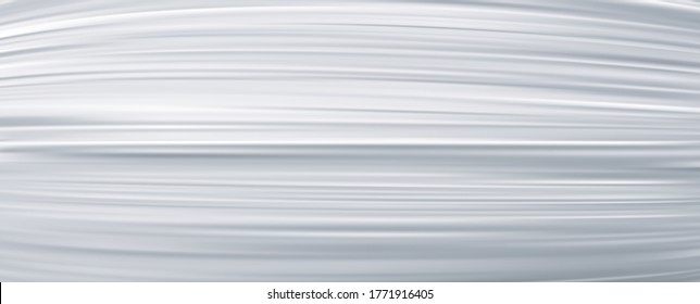 El fondo del pincel gris claro es 3d. Fondo como la seda que fluye. Ilustración vectorial.
