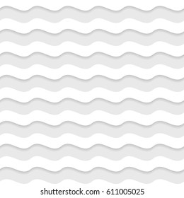 3d light seamless paper wavy pattern