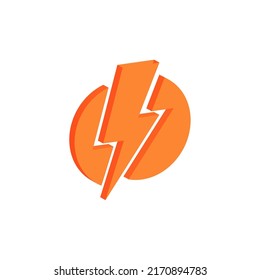 3D Lightning Icons Design Vector
