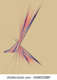 3D line background