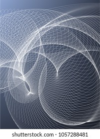 3D line background