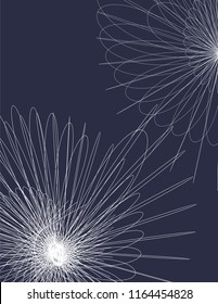 3D line background