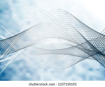 3D line background